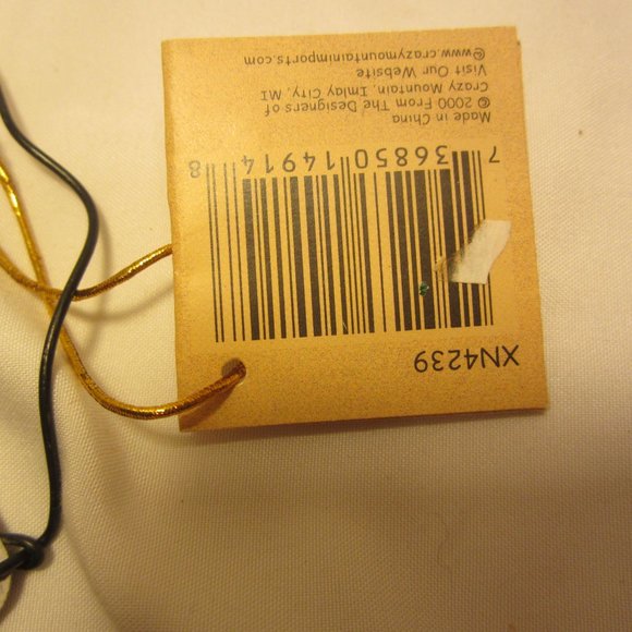 VTG RUSTIC SNOWMAN THEMED ORNAMENTS, SET OF 2 - Picture 3 of 4